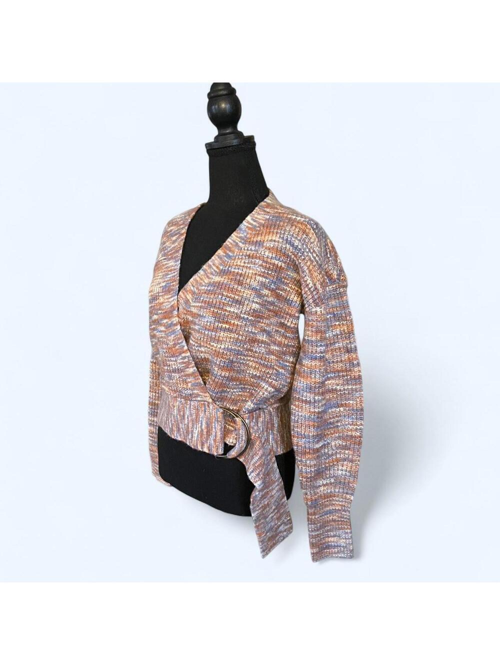 Y2K Nine West wrap fairy cottagecore knit sweater Size XS 🤍 - Picture 4 of 7